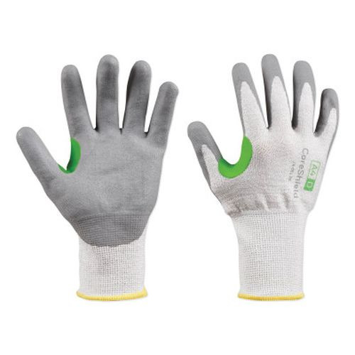 Honeywell 24-0513W/10XL CoreShield A4/D Coated Cut Resistant Glove, 10/XL, MF, 13G, Grey