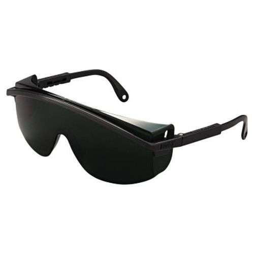 Honeywell S145 Astrospec 3000 Eyewear, Amber Lens, Anti-Scratch, Hard Coat, Black Frame