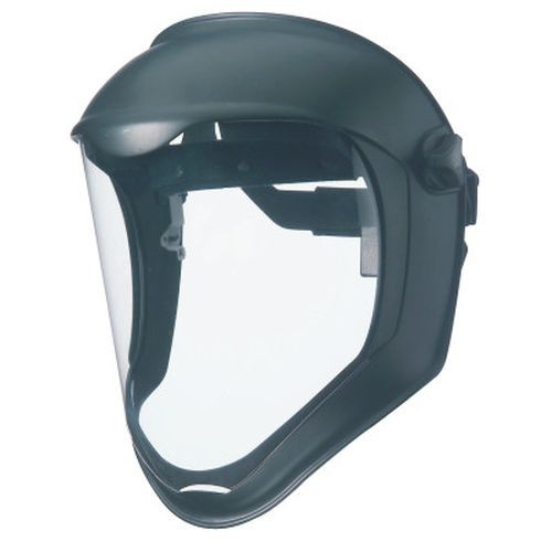 Honeywell S8500 Bionic Face Shields, Uncoated, Clear/Black Matte