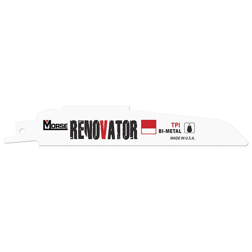 MK Morse RBR962811T20 - 9", 8/11 TPI RENOVATOR Bi-Metal Reciprocating Saw Blades, 20ct