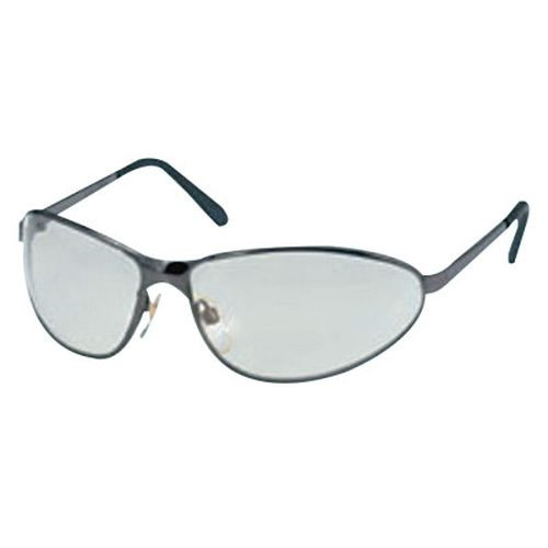 Honeywell S2450 Tomcat Eyewear, Clear Lens, Anti-Scratch, Hard Coat, Gray/Gunmetal Frame, Metal