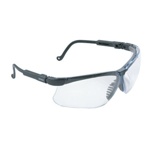 Honeywell S3200 Genesis Eyewear, Clear, Polycarbonate, Ultra-dura, Black