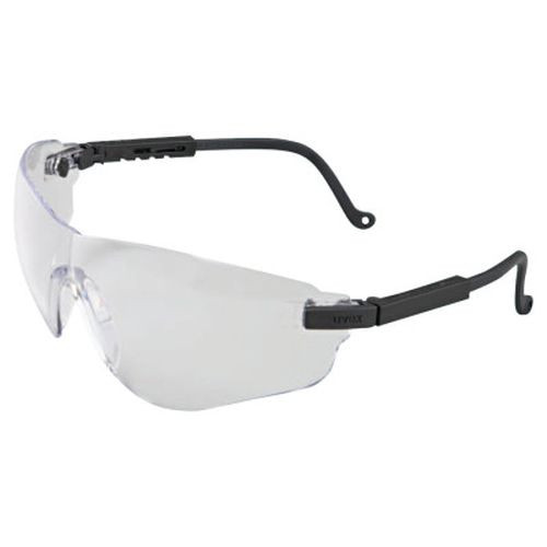 Honeywell S4500X Falcon Eyewear, Clear Lens, Polycarbonate, Anti-Fog, Black Frame, Nylon