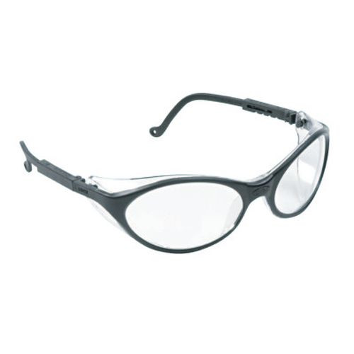 Honeywell S1601 Bandit Eyewear, Amber Lens, Polycarbonate, Anti-Scratch, HC, Black Frame