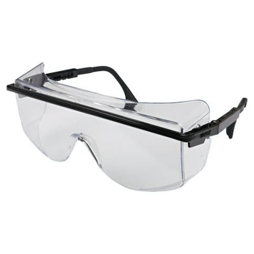 Honeywell S2500C Astro Over-The-Glass Safety Spectacles, Clear Lens, Anti-Fog, Black Frame