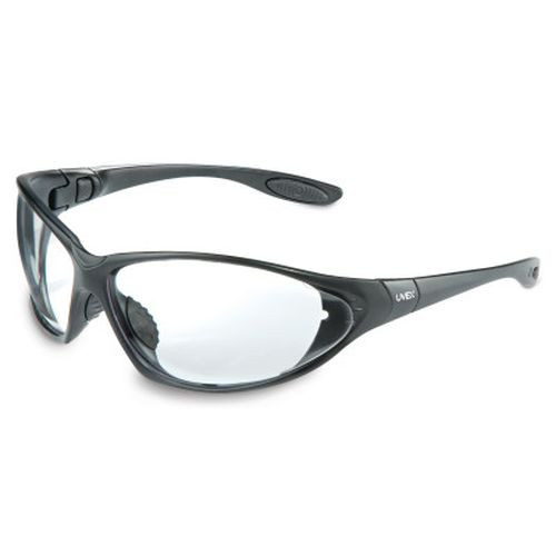 Honeywell S0600D Seismic Sealed Eyewear, Clear Lens, Polycarbonate, Dura-Streme, Black Frame