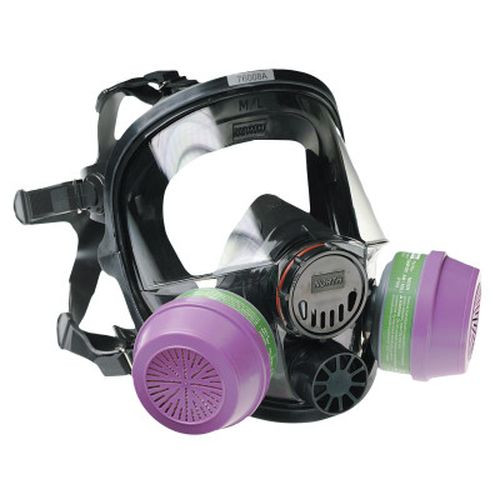 Honeywell 760008A 7600 Series Silicone Full Facepiece Respirators, Regular