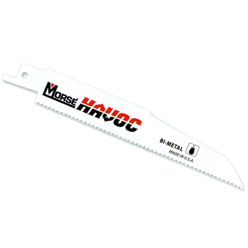 MK Morse RB66210T20 - 6", 10 TPI HAVOC Bi-Metal Reciprocating Saw Blades, 20ct