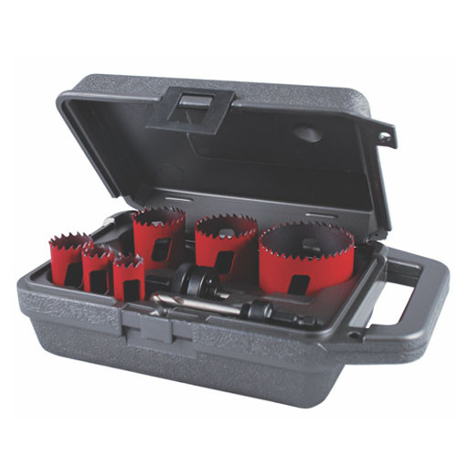 MK Morse MHS08E Electrician's 13 Piece Bi-Metal Hole Saw Kit