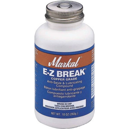 MARKAL 8907 E-Z Break Anti-Seize Compound, 16 oz Brush-In-Cap, Copper Gray