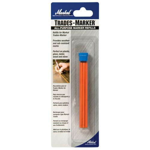 MARKAL 96009 TRADES MARKER ORANGE REFILL (6pk)