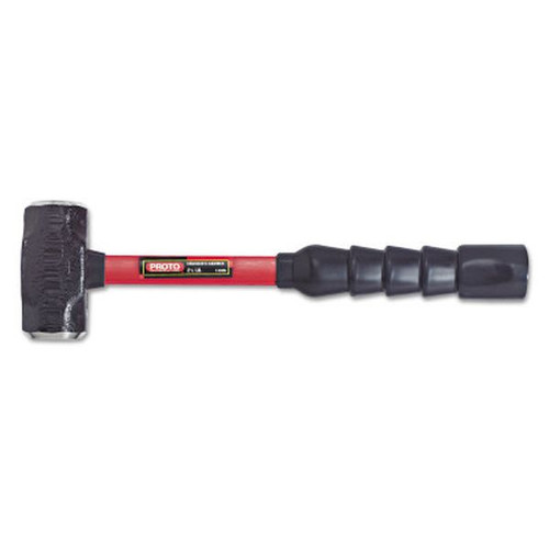 PROTO J1434G Double Faced Sledge Hammer, 3 lb, Cushion Grip Handle, 14"