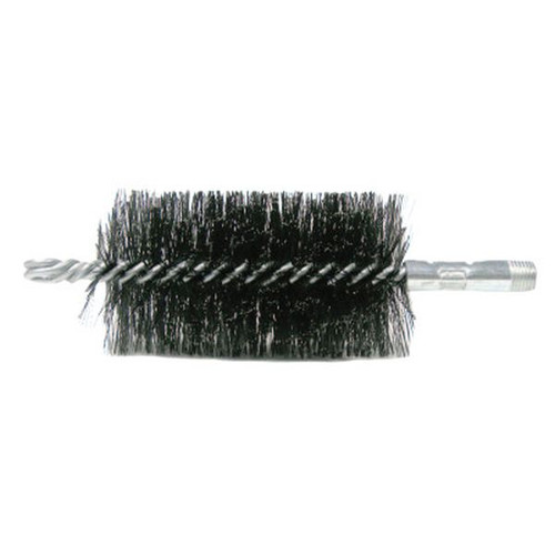 WEILER 44150 1-1/2" Double Spiral Flue Brush, .012 Steel Fill