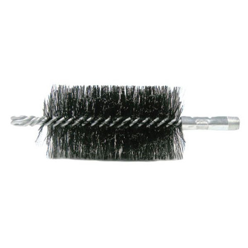 WEILER 44035 1-1/4" Double Spiral Flue Brush, .012 Steel Fill
