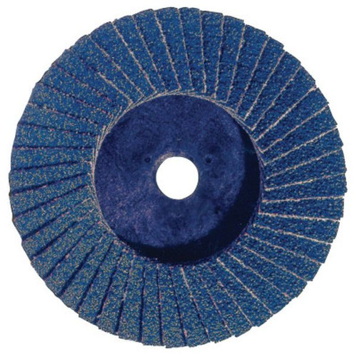 WEILER 50905 BigCat High Density Angled Style Flap Disc, 3", 80 Grit, 20000RPM