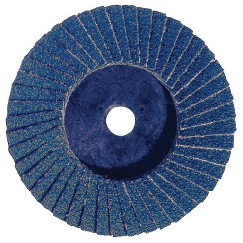 WEILER 50902 BigCat High Density Angled Style Flap Disc, 3", 36 Grit, 20000RPM