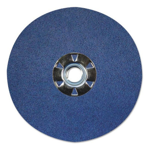 WEILER 59904 Tiger Zirc Resin Fiber Disc, 5" Dia, 5/8 Arbor, 60 Grit, Zirconia