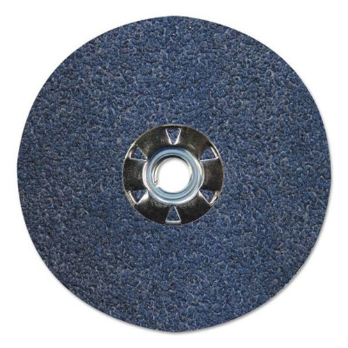 WEILER 59903 Tiger Zirc Resin Fiber Disc, 5" Dia, 5/8 Arbor, 50 Grit, Zirconia