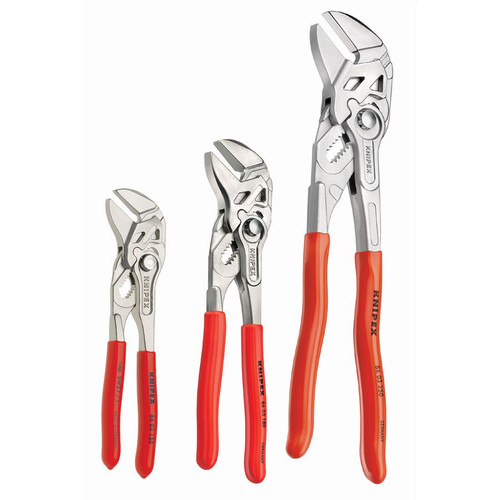 KNIPEX 9K008045US 3 Pc Pliers Wrench Set (6", 7", 10")
