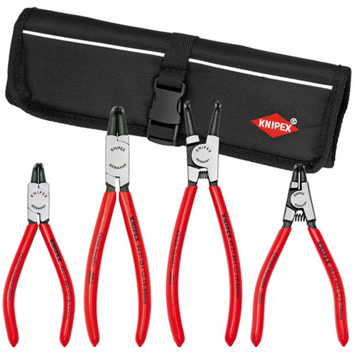 KNIPEX 9K001954US 4 Pc Circlip "Snap-Ring" Set In Pouch 90 Degree