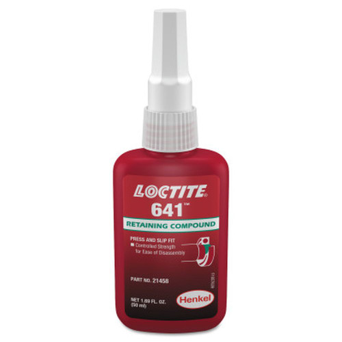 LOCTITE 231121 641 Retaining Compound Controlled Strength 50ml Bottle 1700psi