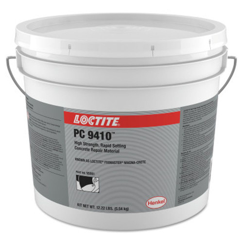 LOCTITE 235572 Fixmaster Magna-Crete, 1 gal, Bottle/Bucket Kit, Grey