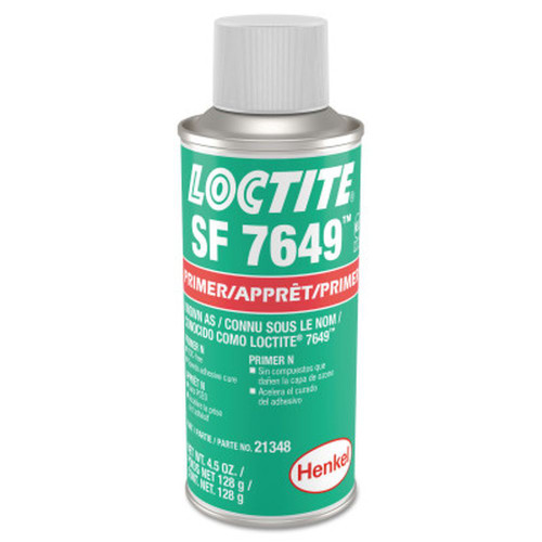 LOCTITE 209715 7649 Primer N, 4.5 oz Aerosol Can, Clear Green