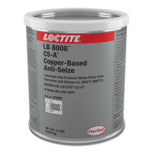 LOCTITE 234207 C5-A Copper Based Anti-Seize Lubricant, 8 lb Can