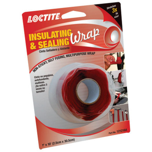 LOCTITE 1212164 Insulating and Sealing Wraps, 2 in x 1 in, Red