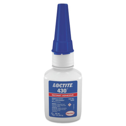 LOCTITE 233978 430 Super Bonder Instant Adhesives, 1 oz, Bottle, Clear