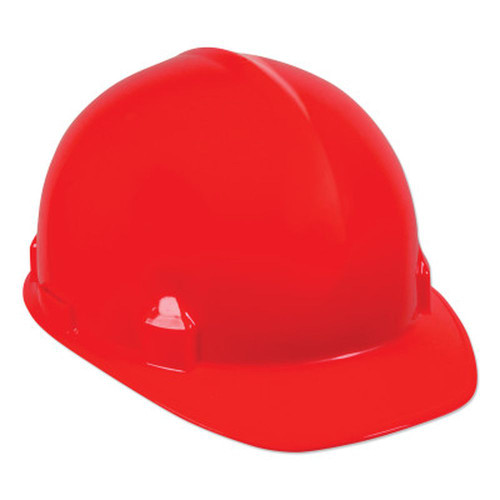Jackson Safety 14841 SC-6 Hard Hat, 4-point Ratchet, Front Brim Safety Cap, Red