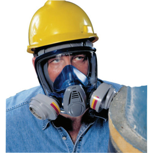 MSA 10028995 Advantage 3200 Full-Facepiece Respirator, Medium, Rubber Harness