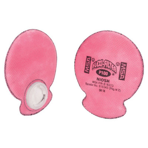 MSA 818343 Flexi-Filter Pads for AdvantageRespirators, Nuisance Organic Vapor/Ozone