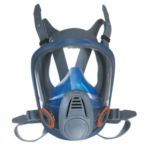 MSA 10028997 Advantage 3200 Full-Facepiece Respirator, Large, Rubber Harness