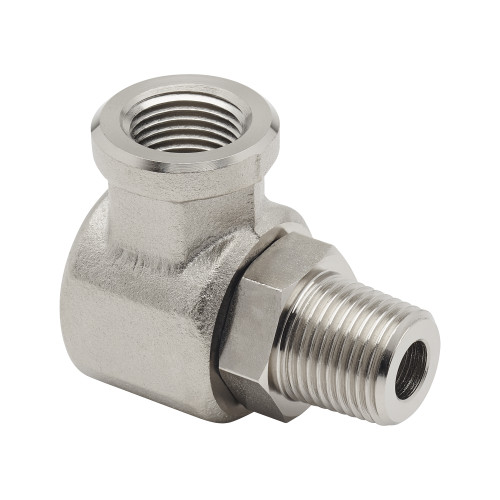 Reelcraft s600888-2 - 1/2" NPT(F) x 1/2" NPT(M) Carbon Steel Swivel, FKM Seals, 1000 psi