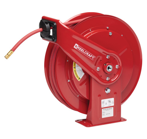 Reelcraft SWHD76100-OLPT - 3/8" x 100 ft. T-Grade Single Line Gas Welding Hose Reel
