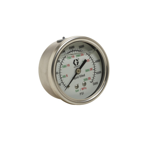 GRACO 113654 - SS High Pressure Fluid Gauge, 0-5000 psi Range