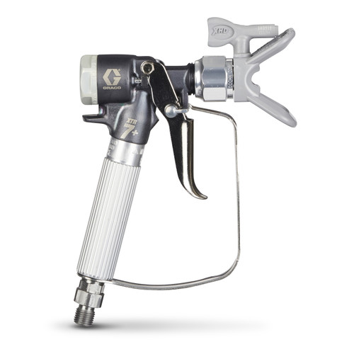 GRACO XTR725 - XTR7+ Airless Spray Gun, Round Handle, 2-Finger Trigger, XHD519 Tip