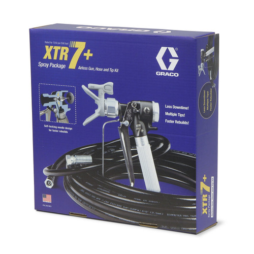 GRACO 273145 - XTR7+ Gun, Hose & Tip Kit, 8-pack of 273143