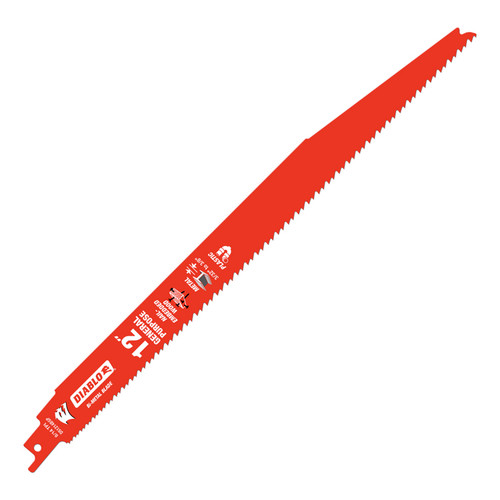 DIABLO DS1214BGP200 - 12" Bi-Metal Recip Blade for Wood, Metal, & Plastic, 200PK