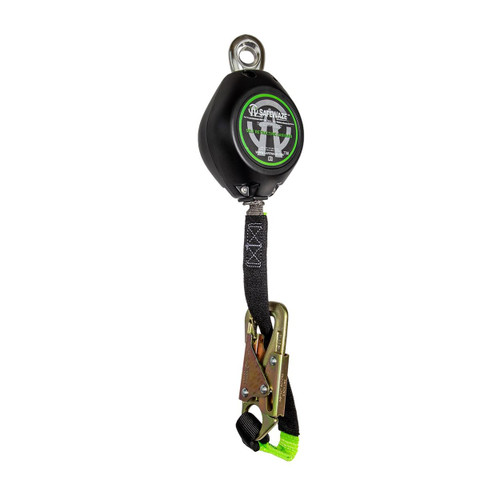 Safewaze FS-FSP1411-W-TBH - 11' Class 1 Web Retractable w/ Locking Tie Back Hook