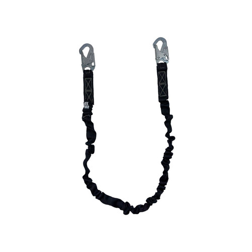 Safewaze FS88580 V-LINE Low Profile Energy Absorbing Lanyard w/ Snap Hooks