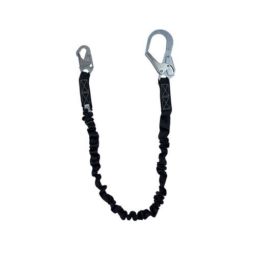 Safewaze FS88585 V-LINE Low Profile Energy Absorbing Lanyard w/Rebar Hook