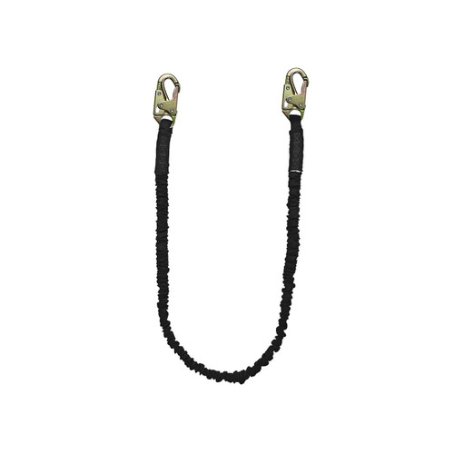 Safewaze FS580 6' Low Profile Energy Absorbing Lanyard w/ Snap Hooks