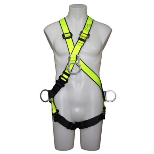 Safewaze FS9000-COS Crossover-Style Positioning/Climbing Harness with Aluminum Hardware