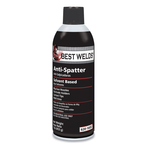 BEST WELDS 905-620-16OZ Anti-Spatter, 16 oz Aerosol Can, Clear, 12 CA