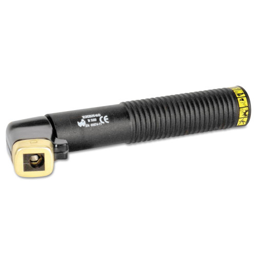 BEST WELDS 40-B Electrode Holder-Stub Type, 400 A, Brass, For 1/0 Cable, 5 mm Cap, 8.78" L