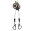 Safewaze 020-5237 Latitude Edge Dual Cable Retractable with Steel Rebar Hooks