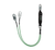 Safewaze 019-2012 - Leading Edge 6' Energy Absorbing Lanyard, Dual Leg, Snap Hooks