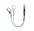 Leading Edge 6' Energy Absorbing Lanyard: Dual Leg, Rebar Hooks